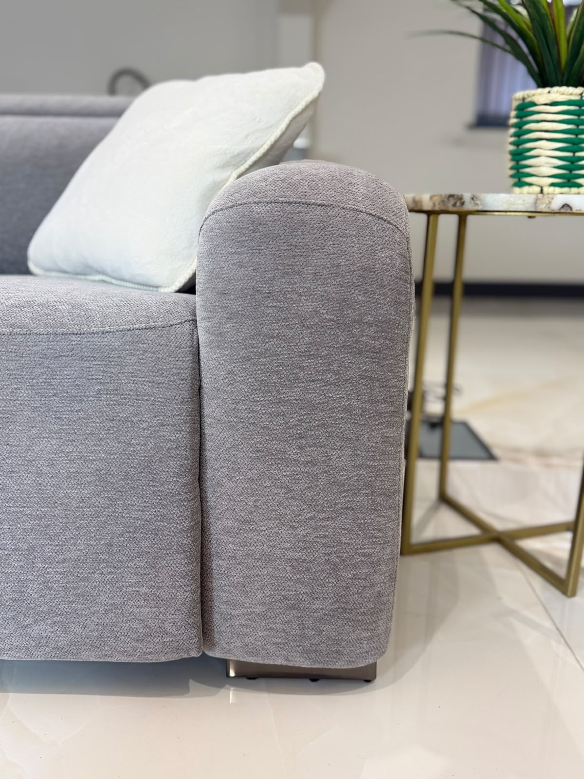 Ohio Power Modular Corner Sofa - Grey