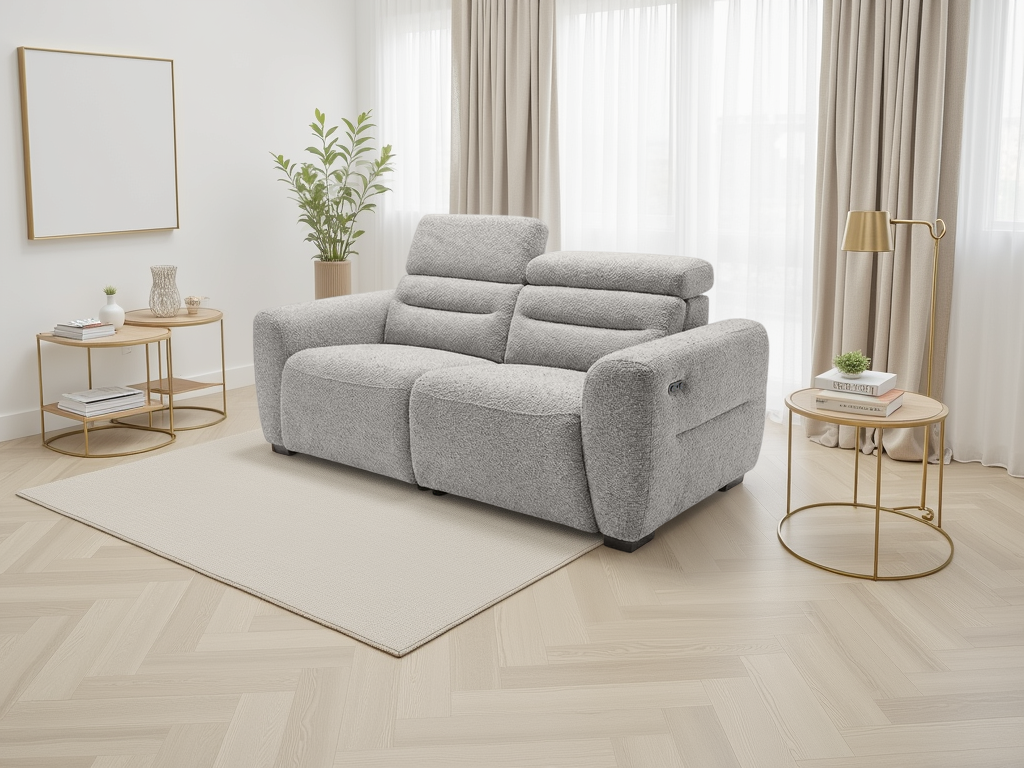 Tokyo Electric Recliner Grey 3+2 Seater