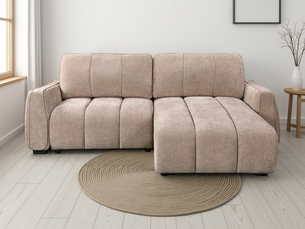 Portland Universal Storage Sofa Bed -  Beige