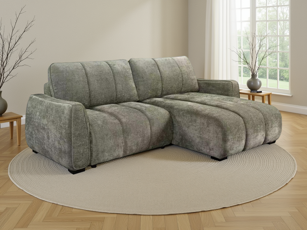 Portland Universal Storage Sofa Bed -  Green
