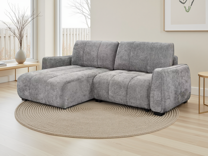 Portland Universal Storage Sofa Bed -  Grey