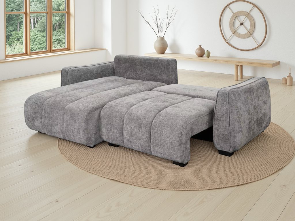Portland Universal Storage Sofa Bed -  Grey