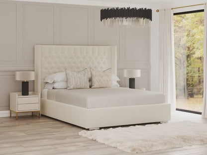 Chesterfield Winged Headboard Bed Frame