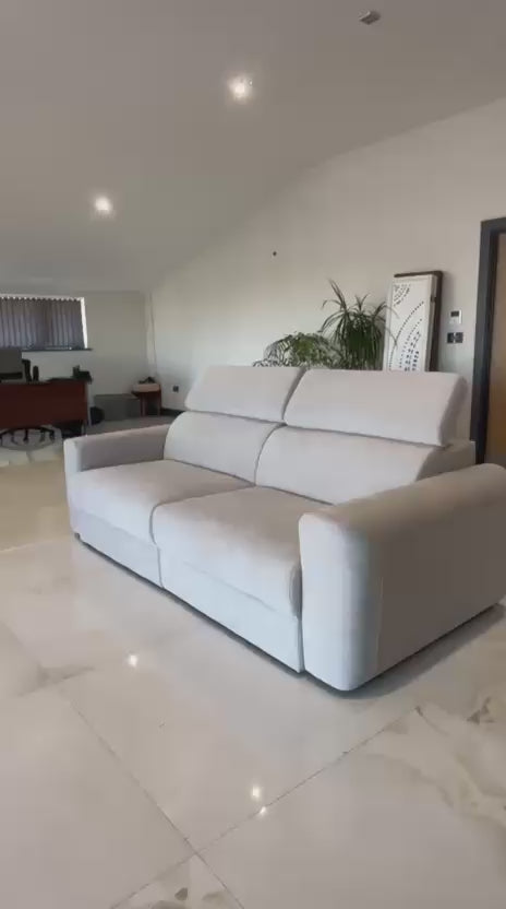 Dakota 3 Seater Electric Sofa Bed - Beige