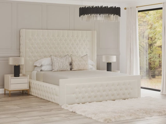 Victor Luxe Bed Frame | Spanish Chesterfield Upholstery