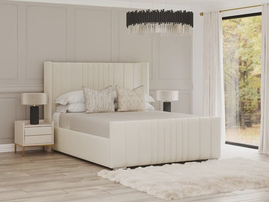 Hilton Wing Bed | Winged Headboard