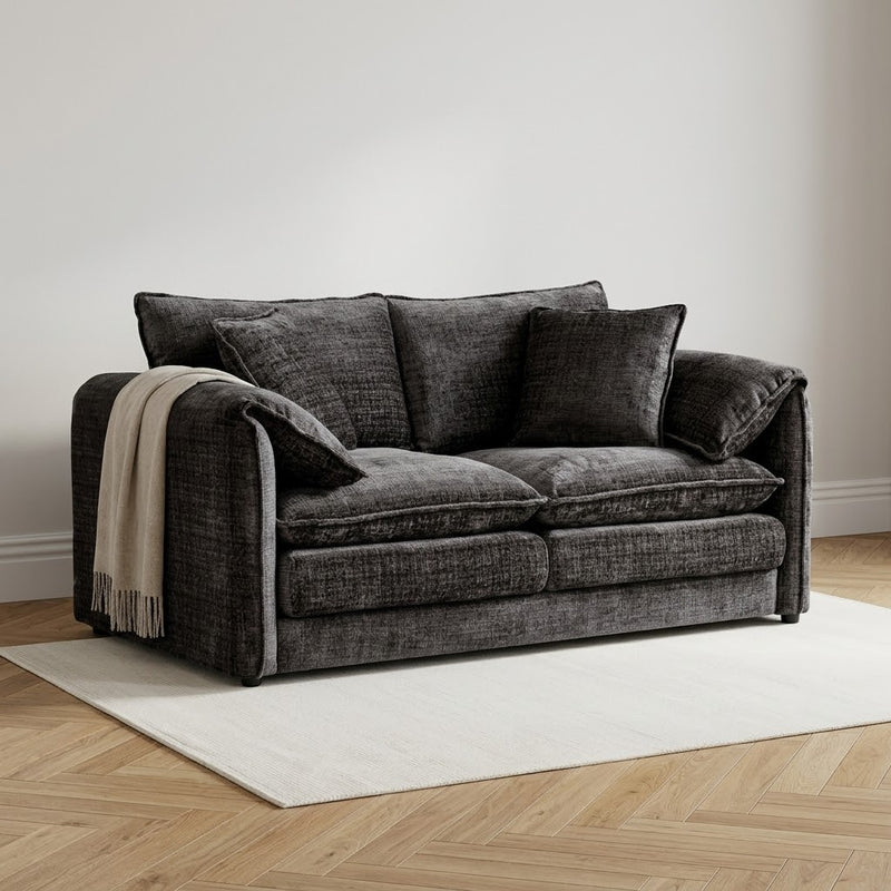 Solaya Sofa 2 Seater - Black