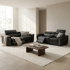 Somerville Electric Recliner 3+2 Seater Sofa - Black