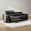 Somerville Electric Recliner 3 Seater Sofa - Black