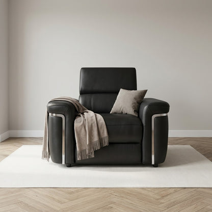 Somerville Electric Recliner Sofa Armchair - Black