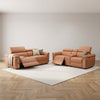 Somerville Electric Recliner 3+2 Seater Sofa - Tan — main lifestyle image