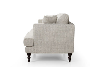 Ravello 2 Seater Sofa - Stone Grey Chenille - Image 4