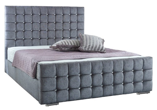 Royal Cubed Headboard & Footboard Bed