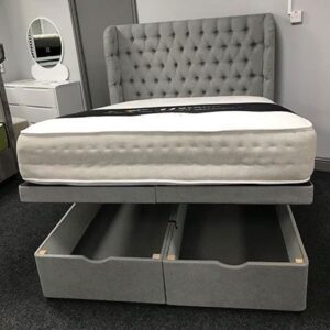 Duke End Lift Ottoman Bed - 3ft, 4ft, 4ft6, 5ft, 6ft Gas Lift Storage Bed