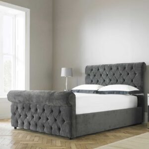 Dusty Sleigh Bed