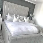 Bespoke Bed With Large Headboard , beds