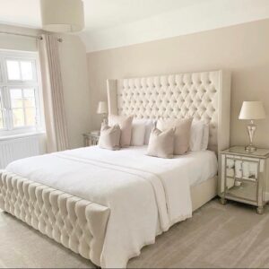 Polly Wing Buttoned Bed