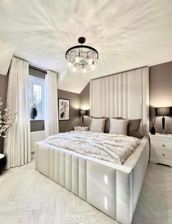 Luciano Bespoke Panelled Bed