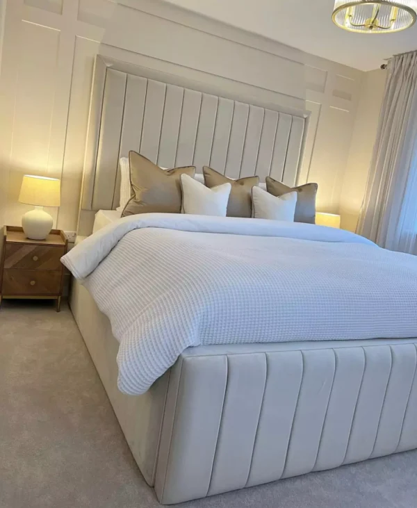 Luxury White Aria Bed