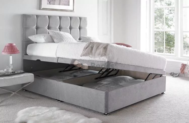 How to organize ottoman bed storage